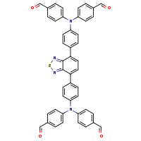4-{[4-(7-{4-[bis(4-formylphenyl)amino]phenyl}-2,1,3-benzothiadiazol-4-yl)phenyl](4-formylphenyl)amino}benzaldehyde