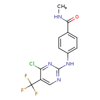 4-{[4-chloro-5-(trifluoromethyl)pyrimidin-2-yl]amino}-N-methylbenzamide