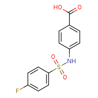 4-(4-fluorobenzenesulfonamido)benzoic acid