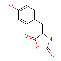 4-[(4-hydroxyphenyl)methyl]-1,3-oxazolidine-2,5-dione