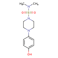 4-(4-hydroxyphenyl)-N,N-dimethylpiperazine-1-sulfonamide