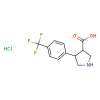 4-[4-(trifluoromethyl)phenyl]pyrrolidine-3-carboxylic acid hydrochloride