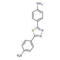 4-[5-(4-aminophenyl)-1,3,4-thiadiazol-2-yl]aniline