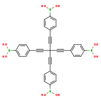 4-{5-[4-(dihydroxyboranyl)phenyl]-3,3-bis({2-[4-(dihydroxyboranyl)phenyl]ethynyl})penta-1,4-diyn-1-yl}phenylboronic acid