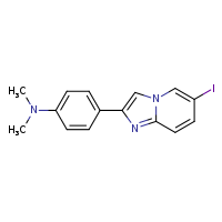 4-{6-iodoimidazo[1,2-a]pyridin-2-yl}-N,N-dimethylaniline