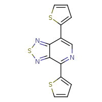 4,7-bis(thiophen-2-yl)-[1,2,5]thiadiazolo[3,4-c]pyridine