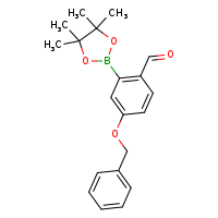 4-(benzyloxy)-2-(4,4,5,5-tetramethyl-1,3,2-dioxaborolan-2-yl)benzaldehyde