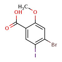 4-bromo-5-iodo-2-methoxybenzoic acid