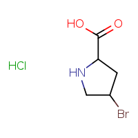 4-bromopyrrolidine-2-carboxylic acid hydrochloride