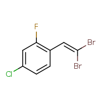 4-chloro-1-(2,2-dibromoethenyl)-2-fluorobenzene