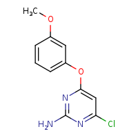 4-chloro-6-(3-methoxyphenoxy)pyrimidin-2-amine
