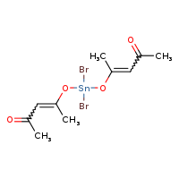 4-({dibromo[(4-oxopent-2-en-2-yl)oxy]stannyl}oxy)pent-3-en-2-one