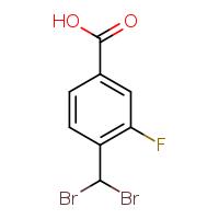 4-(dibromomethyl)-3-fluorobenzoic acid