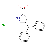 4-(diphenylmethyl)pyrrolidine-2-carboxylic acid hydrochloride