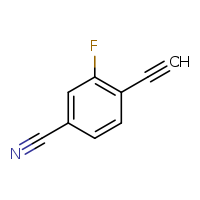 4-ethynyl-3-fluorobenzonitrile