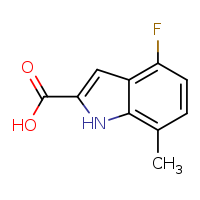 4-fluoro-7-methyl-1H-indole-2-carboxylic acid