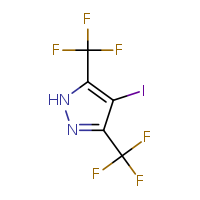 4-iodo-3,5-bis(trifluoromethyl)-1H-pyrazole