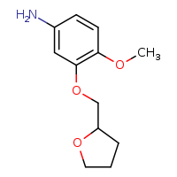 4-methoxy-3-(oxolan-2-ylmethoxy)aniline