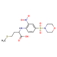 4-(methylsulfanyl)-2-{[4-(morpholine-4-sulfonyl)-2-nitrophenyl]amino}butanoic acid