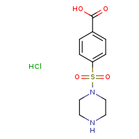 4-(piperazine-1-sulfonyl)benzoic acid hydrochloride