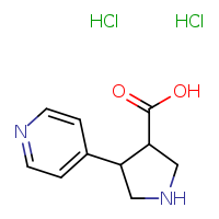 4-(pyridin-4-yl)pyrrolidine-3-carboxylic acid dihydrochloride