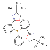 4-tert-butyl-2-(2-{[2-(4-tert-butyl-4,5-dihydro-1,3-oxazol-2-yl)phenyl](phenyl)phosphanyl}phenyl)-4,5-dihydro-1,3-oxazole