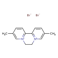 5,12-dimethyl-7??,10??-diazatricyclo[8.4.0.0²,?]tetradeca-1(10),2(7),3,5,11,13-hexaene-7,10-bis(ylium) dibromide