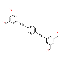 5-(2-{4-[2-(3,5-diformylphenyl)ethynyl]phenyl}ethynyl)benzene-1,3-dicarbaldehyde