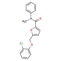 5-(2-chlorophenoxymethyl)-N-methyl-N-phenylfuran-2-carboxamide
