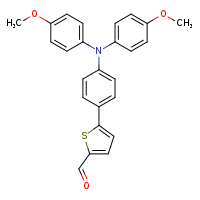 5-{4-[bis(4-methoxyphenyl)amino]phenyl}thiophene-2-carbaldehyde