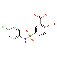 5-[(4-chlorophenyl)sulfamoyl]-2-hydroxybenzoic acid