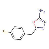 5-[(4-fluorophenyl)methyl]-1,3,4-oxadiazol-2-amine