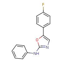 5-(4-fluorophenyl)-N-phenyl-1,3-oxazol-2-amine