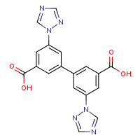 5,5'-bis(1,2,4-triazol-1-yl)-[1,1'-biphenyl]-3,3'-dicarboxylic acid