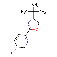 5-bromo-2-(4-tert-butyl-4,5-dihydro-1,3-oxazol-2-yl)pyridine