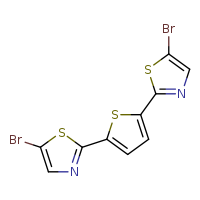5-bromo-2-[5-(5-bromo-1,3-thiazol-2-yl)thiophen-2-yl]-1,3-thiazole