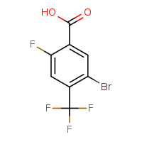 5-bromo-2-fluoro-4-(trifluoromethyl)benzoic acid