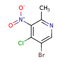 5-bromo-4-chloro-2-methyl-3-nitropyridine