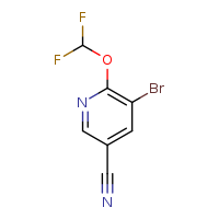 5-bromo-6-(difluoromethoxy)pyridine-3-carbonitrile