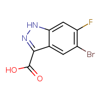 5-bromo-6-fluoro-1H-indazole-3-carboxylic acid