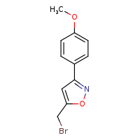 5-(bromomethyl)-3-(4-methoxyphenyl)-1,2-oxazole