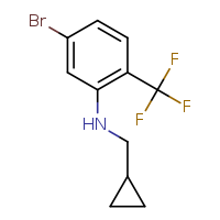 5-bromo-N-(cyclopropylmethyl)-2-(trifluoromethyl)aniline