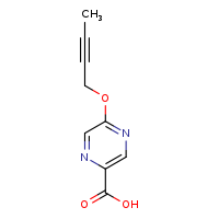 5-(but-2-yn-1-yloxy)pyrazine-2-carboxylic acid