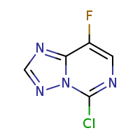 5-chloro-8-fluoro-[1,2,4]triazolo[1,5-c]pyrimidine