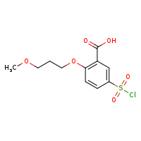 5-(chlorosulfonyl)-2-(3-methoxypropoxy)benzoic acid
