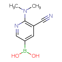 5-cyano-6-(dimethylamino)pyridin-3-ylboronic acid
