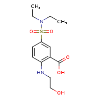 5-(diethylsulfamoyl)-2-[(2-hydroxyethyl)amino]benzoic acid