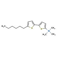 {5'-hexyl-[2,2'-bithiophen]-5-yl}trimethylstannane