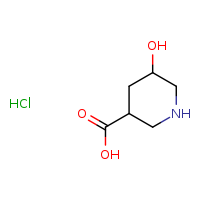 5-hydroxypiperidine-3-carboxylic acid hydrochloride
