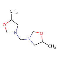 5-methyl-3-[(5-methyl-1,3-oxazolidin-3-yl)methyl]-1,3-oxazolidine
